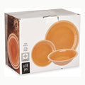 San Ignacio Set 18 pzs vajilla gres beige borde colección VESSIA