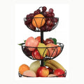 Frutero de 3 Piso Vintage Cesta de Frutas de Cerámica Juego de
