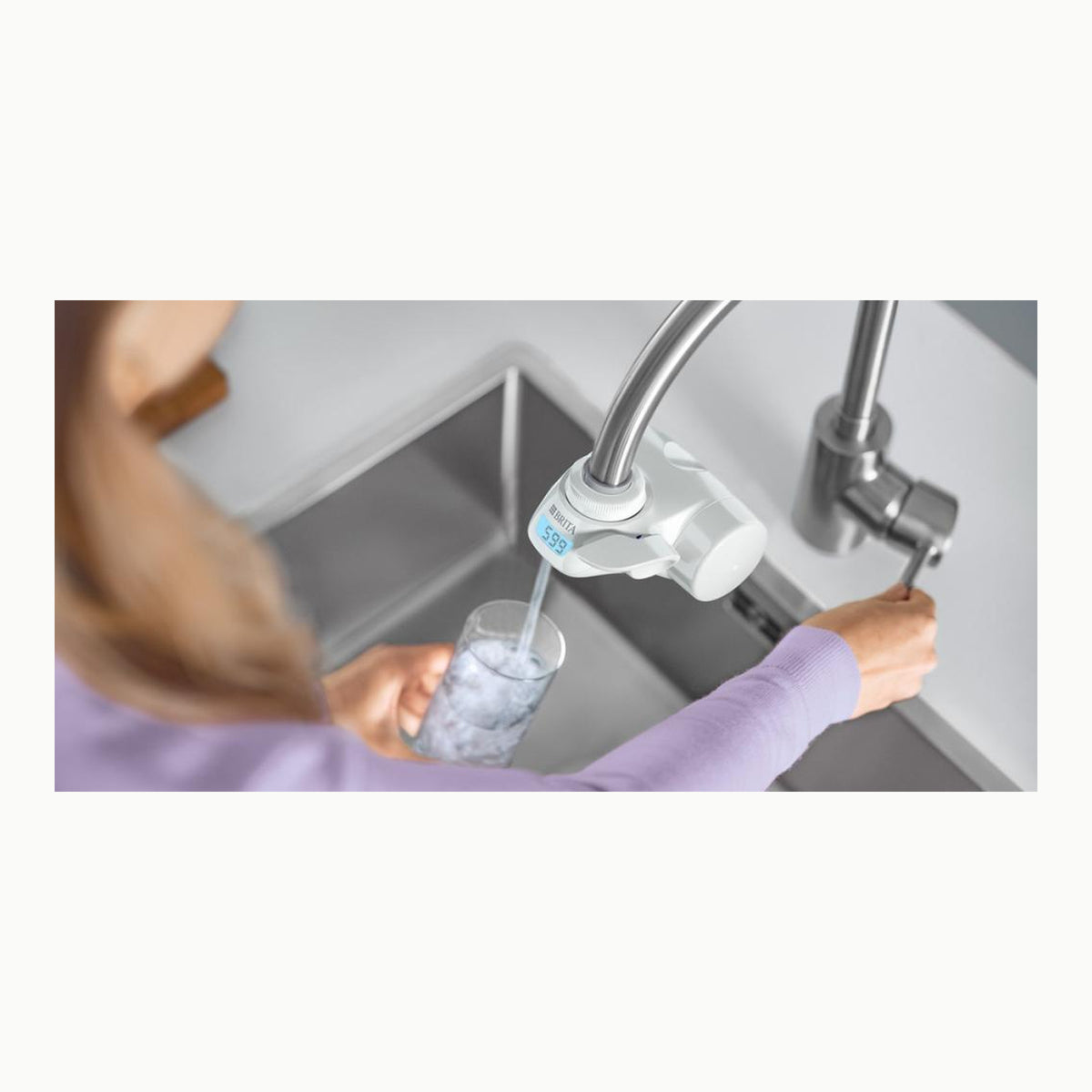BRITA Sistema de filtrado de agua ON TAP Pro V-MF incl. 1x cartucho