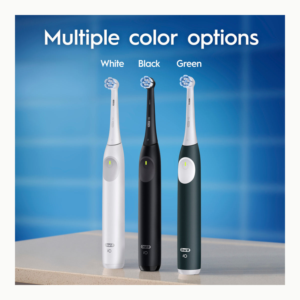 Oral-B Brosse A Dents Electrique iO 2 Noire, 3 Modes De Nettoyage