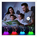 URAQT Luz Nocturna 3D, Luz Ilusión LED de 7 Colores, Luz Nocturna