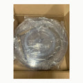 Amazon Basics Lot de 2 plateaux de rangement tourts, transparent