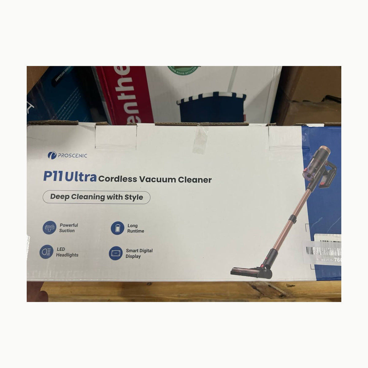 Proscenic P11 Ultra+ Aspirapolvere senza fili 500W/50Min/50KPA