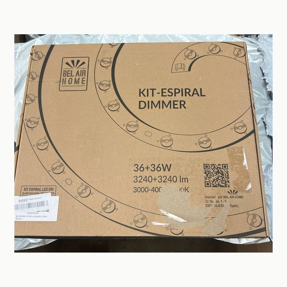 BEL AIR HOME - Kit Módulo LED 36W ESPIRAL + DRIVER - Ajustable