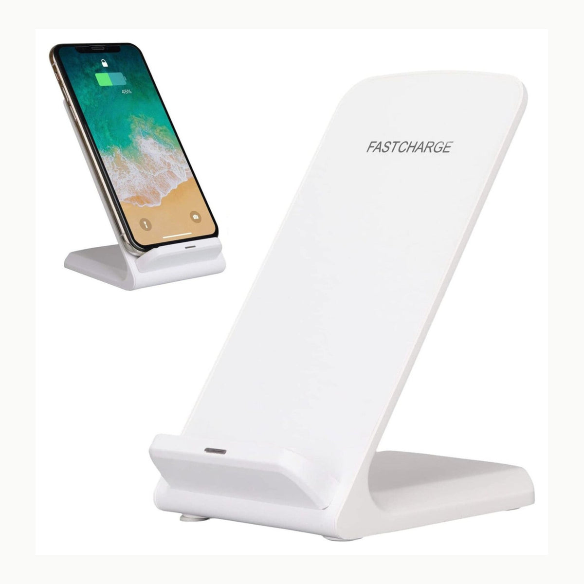 Cargador Inalámbrico Qi Blanco