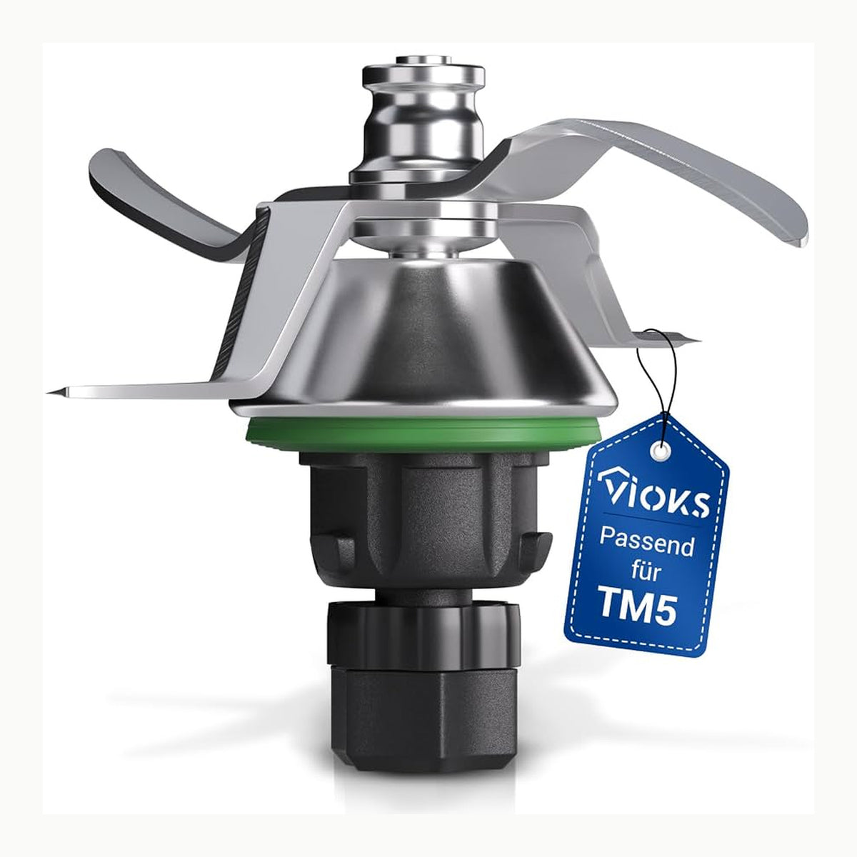 VIOKS Cuchillas TM5 Recambio para Cuchillas Thermomix TM5 Acero