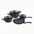 ALLUFLON Tradizione Italia Casseruola, Alluminio, Nero, 24 cm