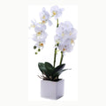 Bonsái orquídea artificial Bonsái de orquídea artificial en maceta