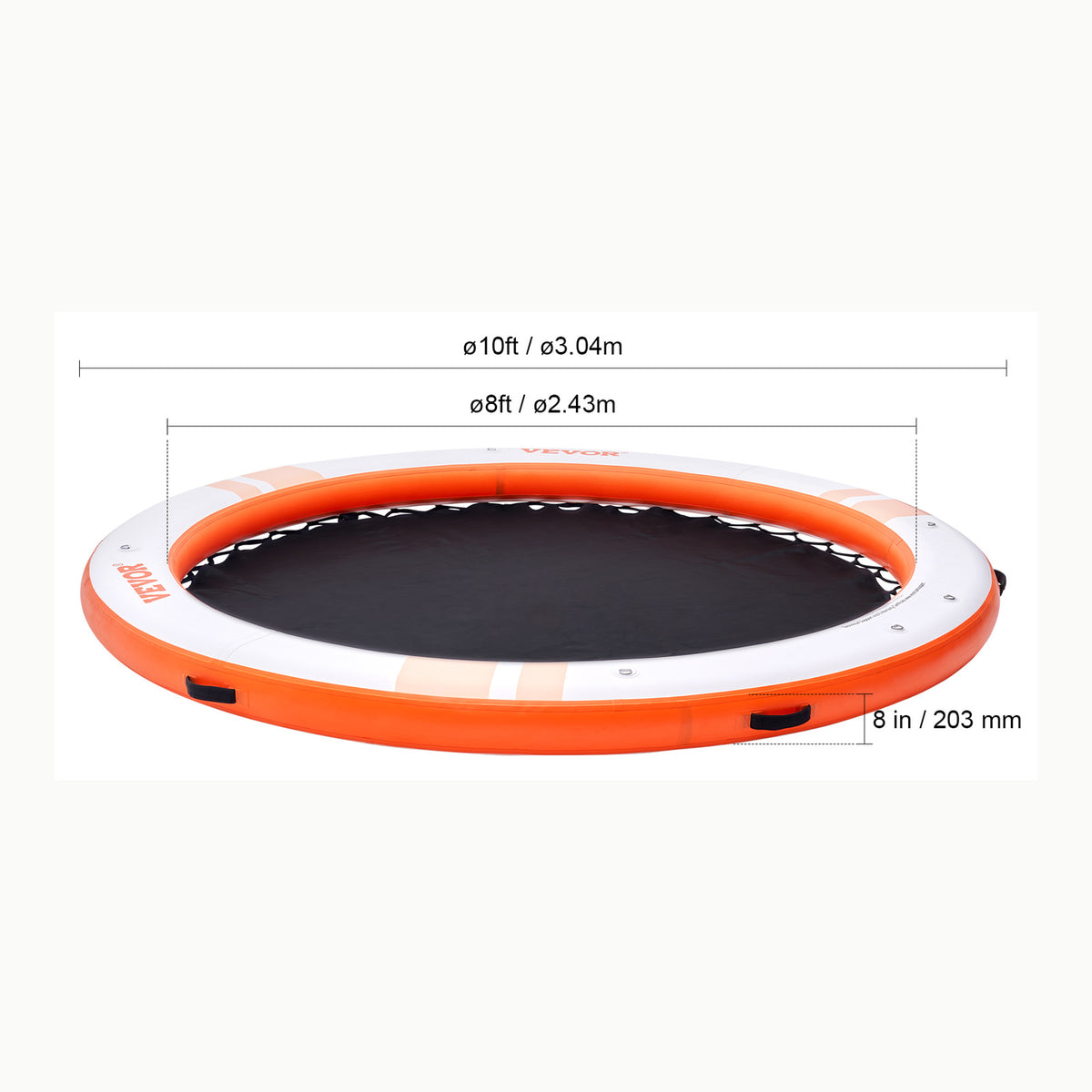 VEVOR Muelle Flotante Hinchable Plataforma de Muelle Hinchable