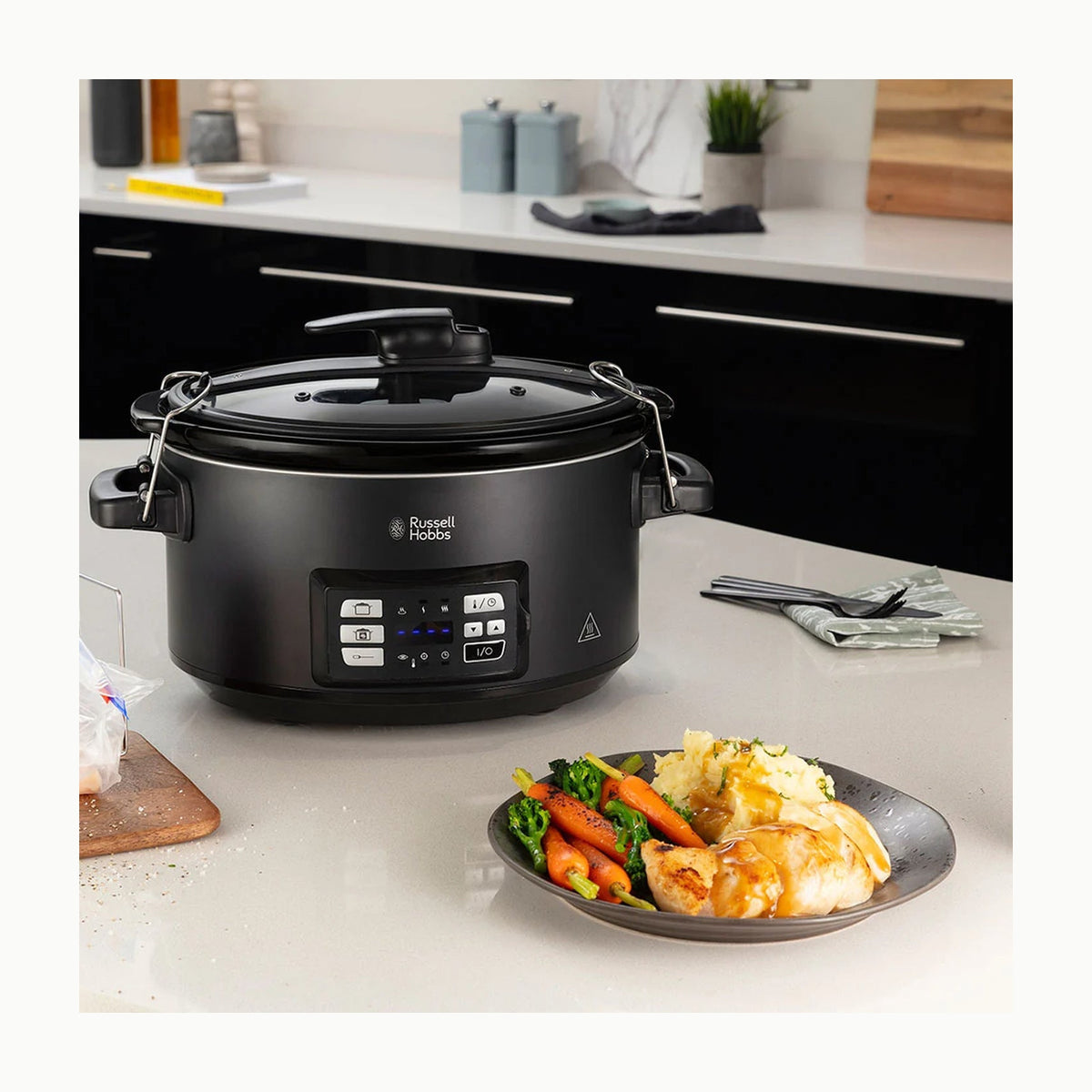 Russell Hobbs Olla de Cocción Lenta Sous Vide - Olla 3 en 1: Cocinar