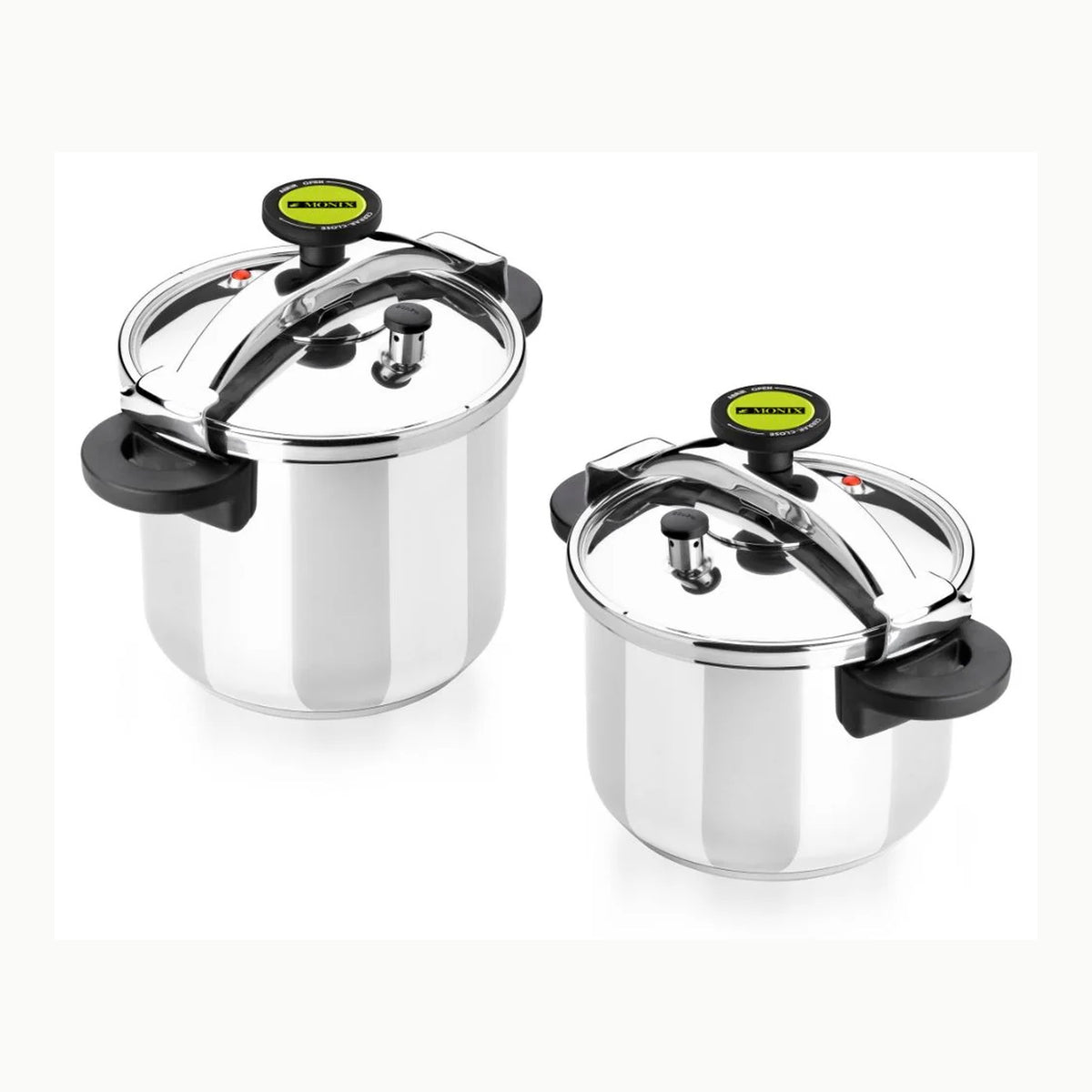 MONIX Classica Olla a presión tradicional de 4 litros, acero