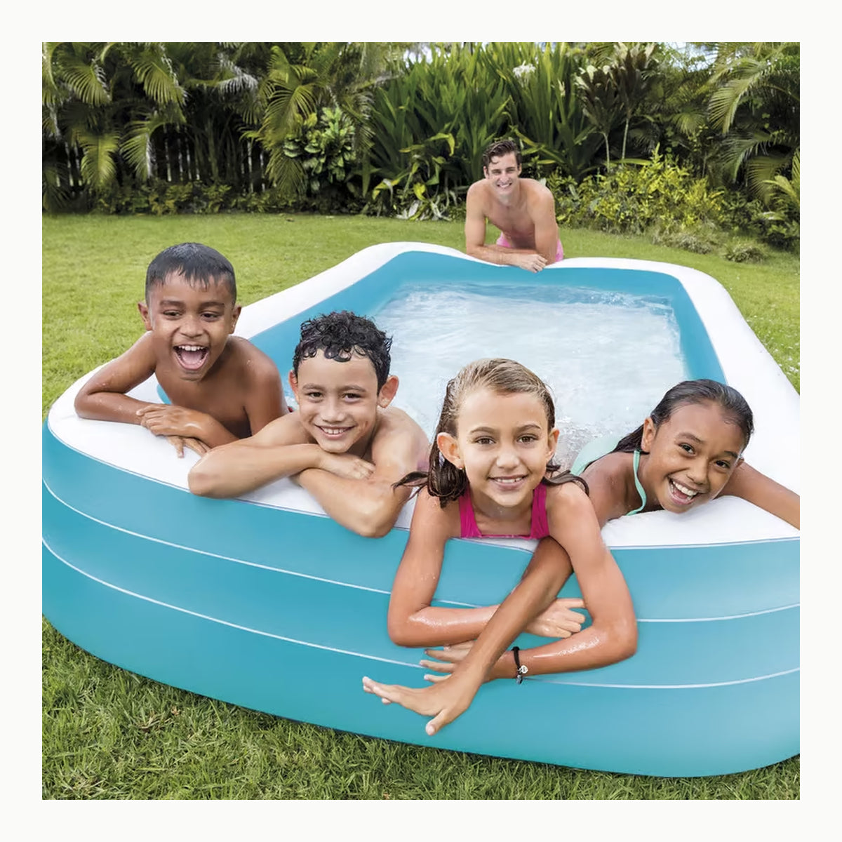 Intex Piscina Hinchable 3 Aros Sunset 147x33 cm, 275 litros (57422)