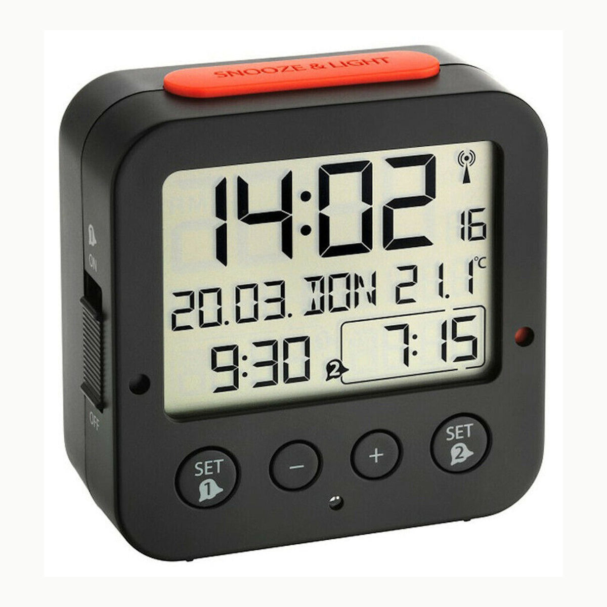Horloge numérique 60.2013.01 TFA Dostmann Horloge numérique
