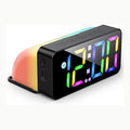 GlasFlength Sveglia Digitale da Comodino, Colori RGB Orologio