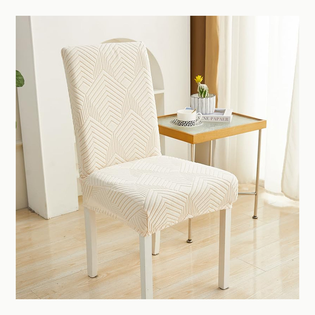 Fundas Sillas Comedor FIGOOO Fundas Sillas de Comedor Pack 6 Fundas