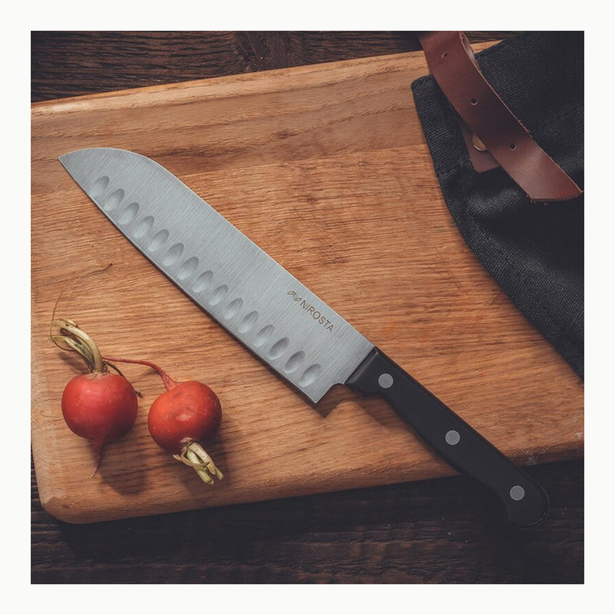 Nirosta Coltello da Cucina Lama Larga, Acciaio, Argento