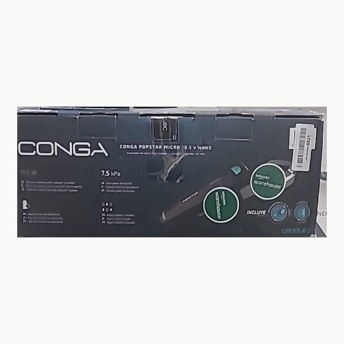 Aspirador Conga Popstar Cecotec Aspirador de Mano sin Cables Conga