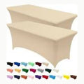 NK 183Lx76Wx76H Utopia Kitchen Spandex Tischdecke 2 Pack [6FT
