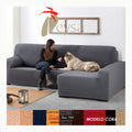 Eysa Funda de Chaise Longue práctica Rabat 240cm Color 56/Gris