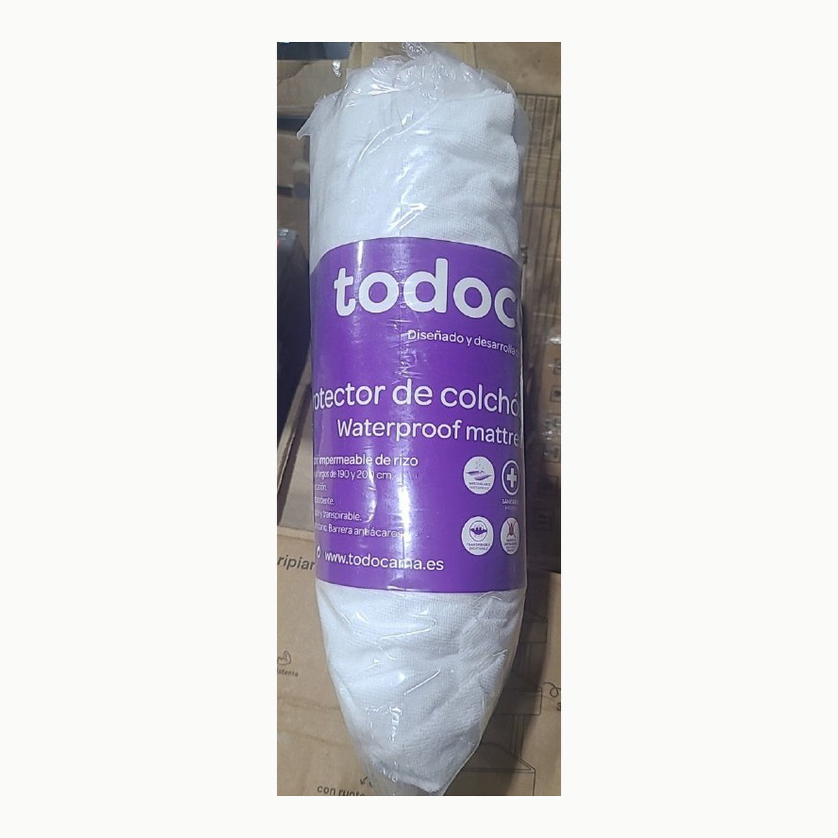 Todocama - Coprimaterasso regolabile, in spugna, impermeabile e