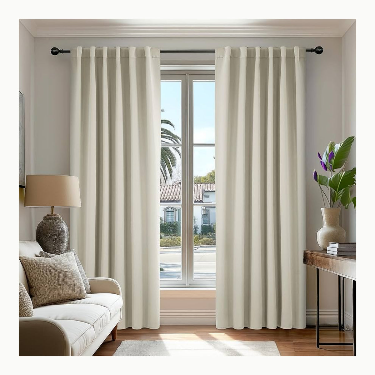 Cortinas Opacas Deconovo Cortinas Salon Opacas con Aislamiento Térmico