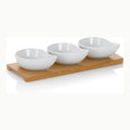 kela Set de 4 bols à servir PHILIPA, Bols à snack en porcelaine avec