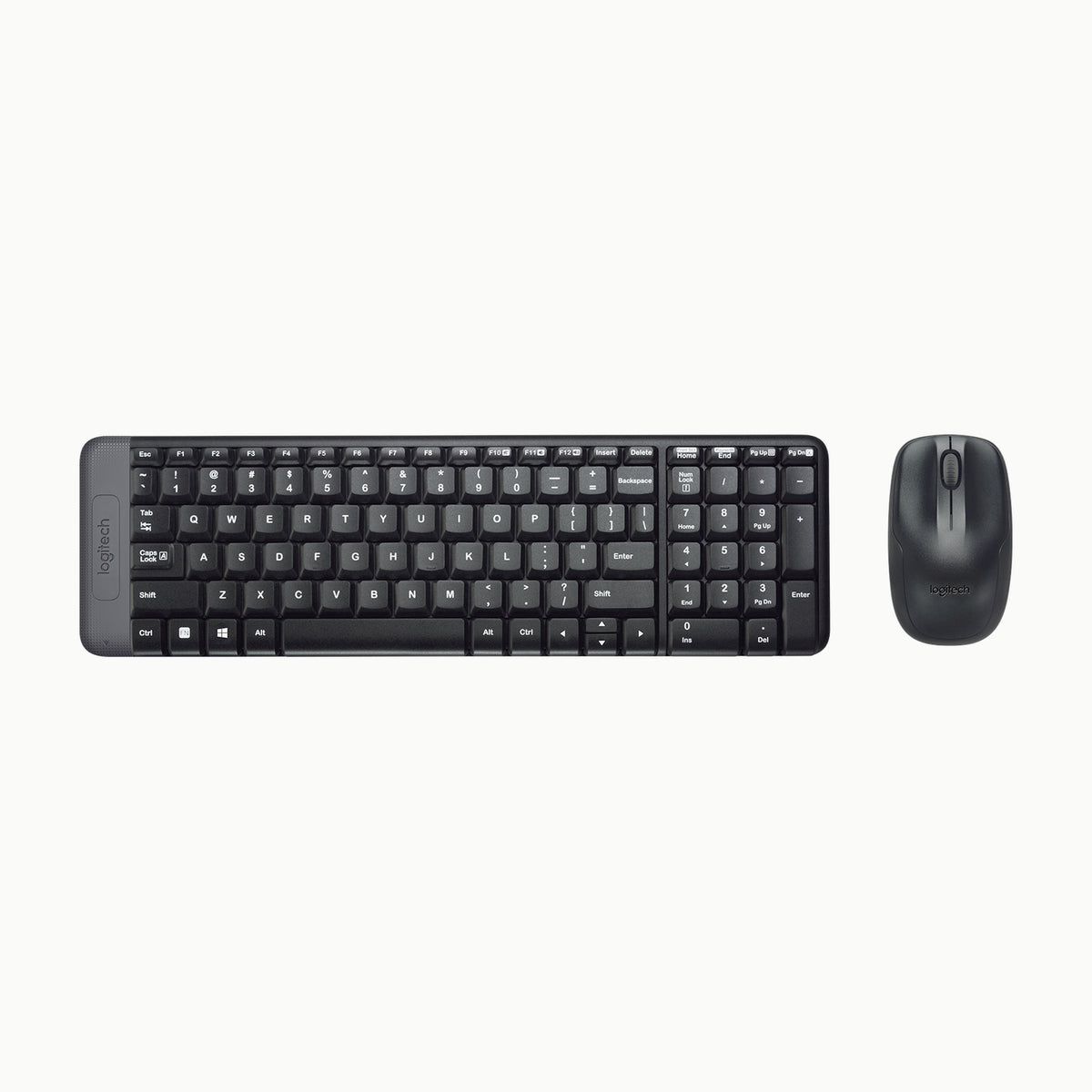 Logitech MK220 Combo con Teclado y Ratón Inalámbrico compacto para