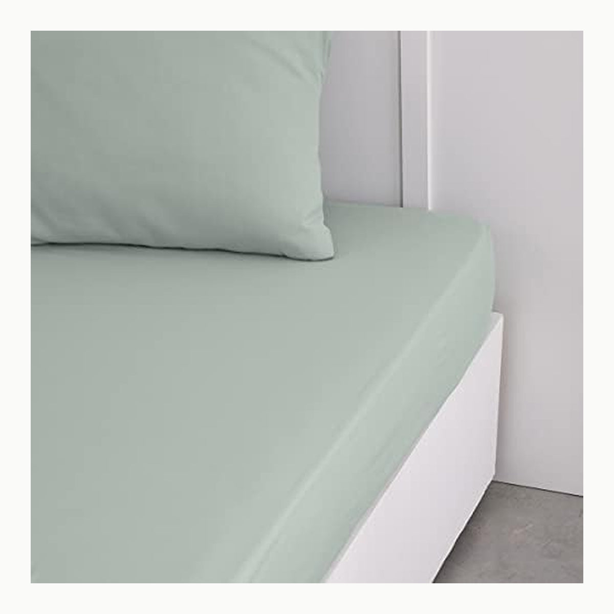 TODAY Essential - Drap Housse 90X190 cm 1 Personne Jersey 100% Coton