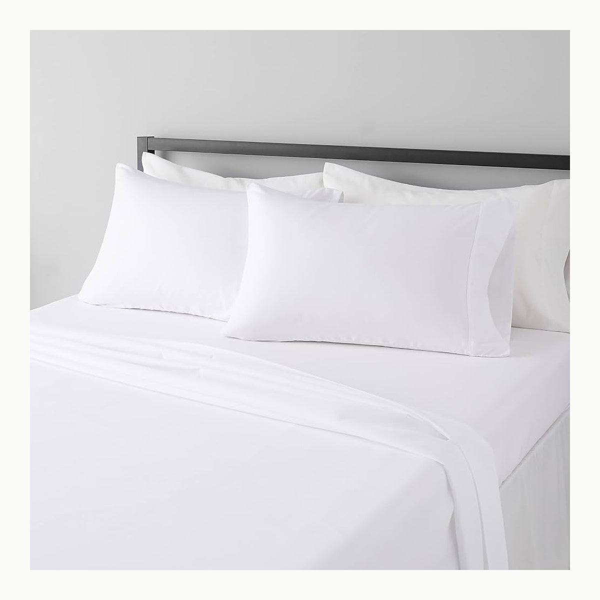 Spannbettlaken 140x200 Amazon Basics Spannbettlaken, 140 x 200 x 30