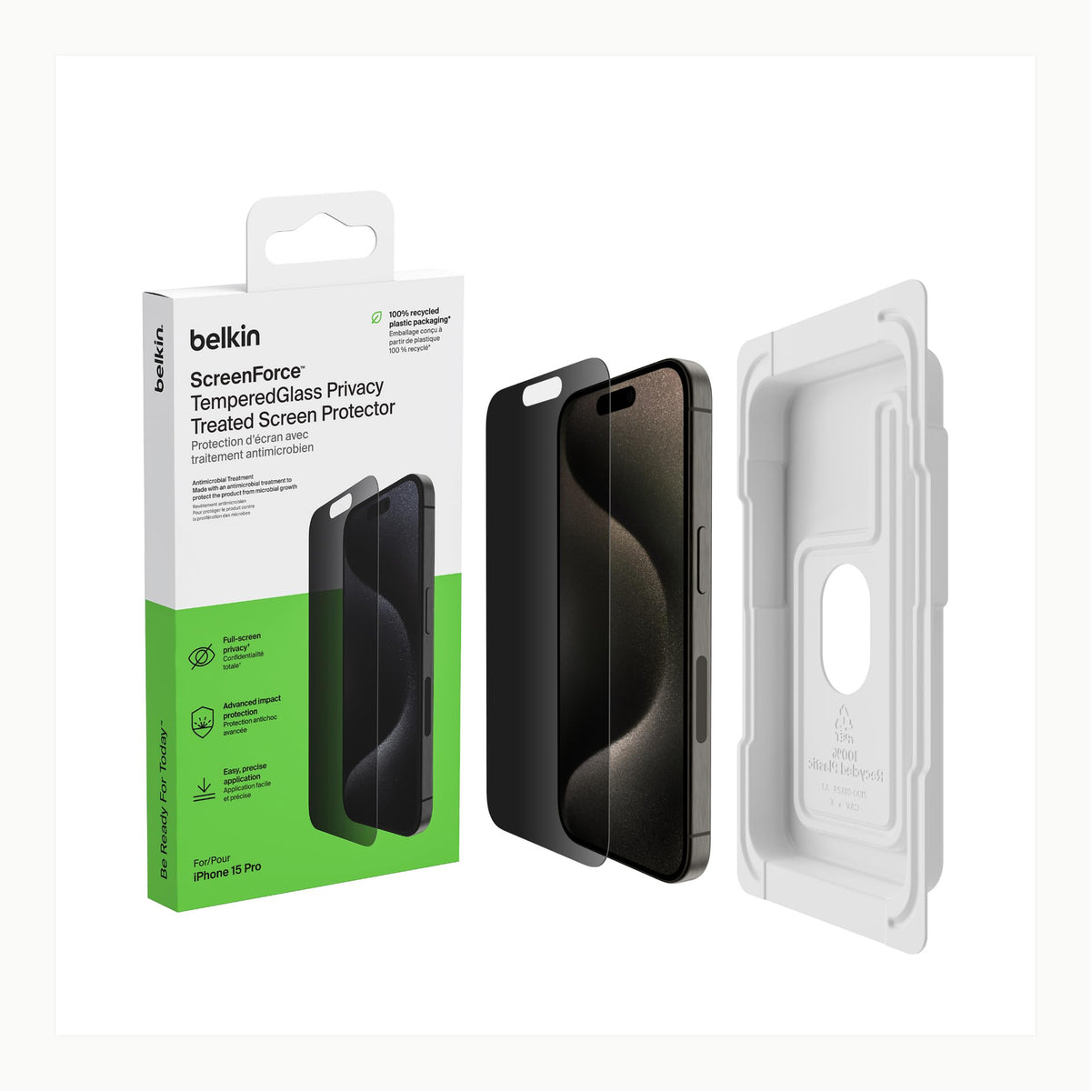 Belkin ScreenForce UltraGlass 2 Protector Pantalla iPhone 17 Pro