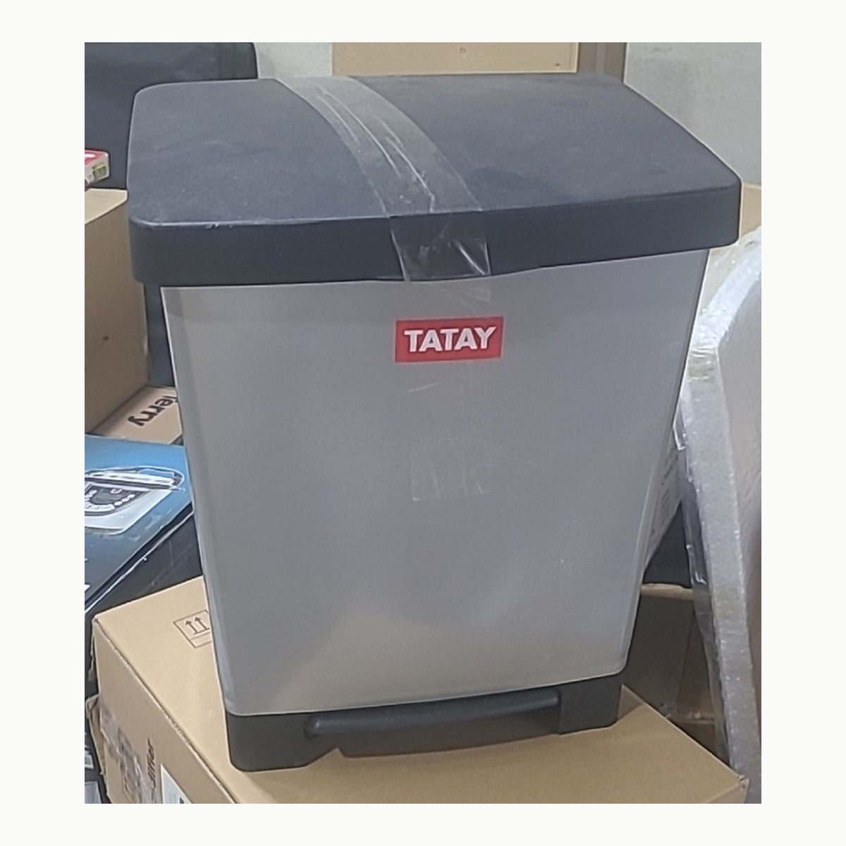 Tatay Cubo de Pedal Cubik, 23L de Capacidad, Pedal Retráctil, de