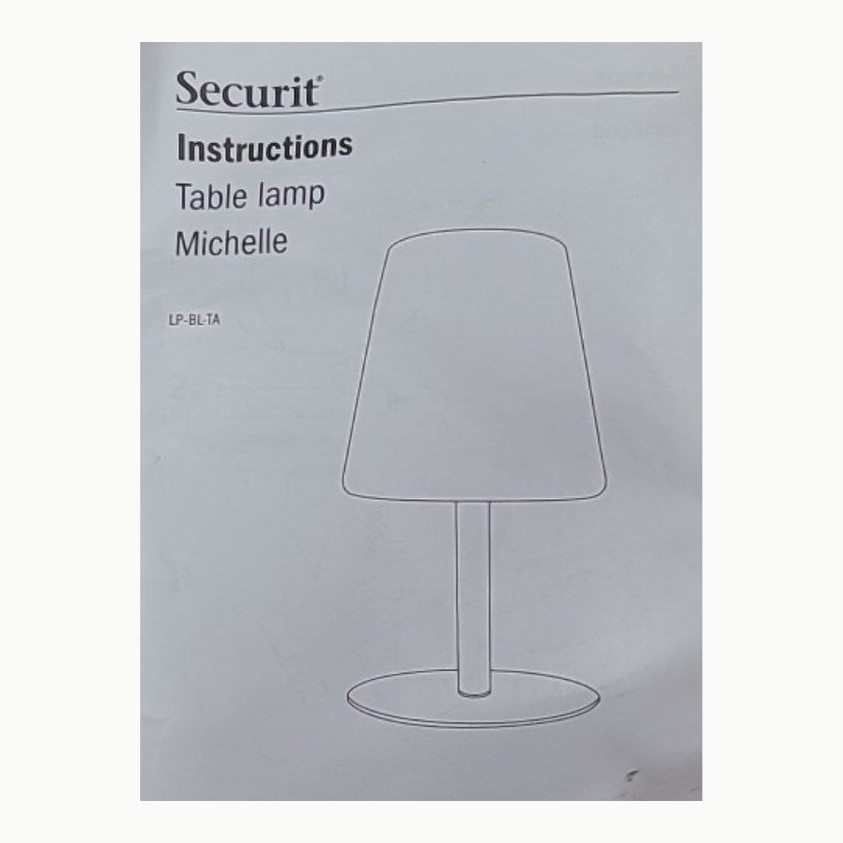 Lámpara de mesa Securit Michele