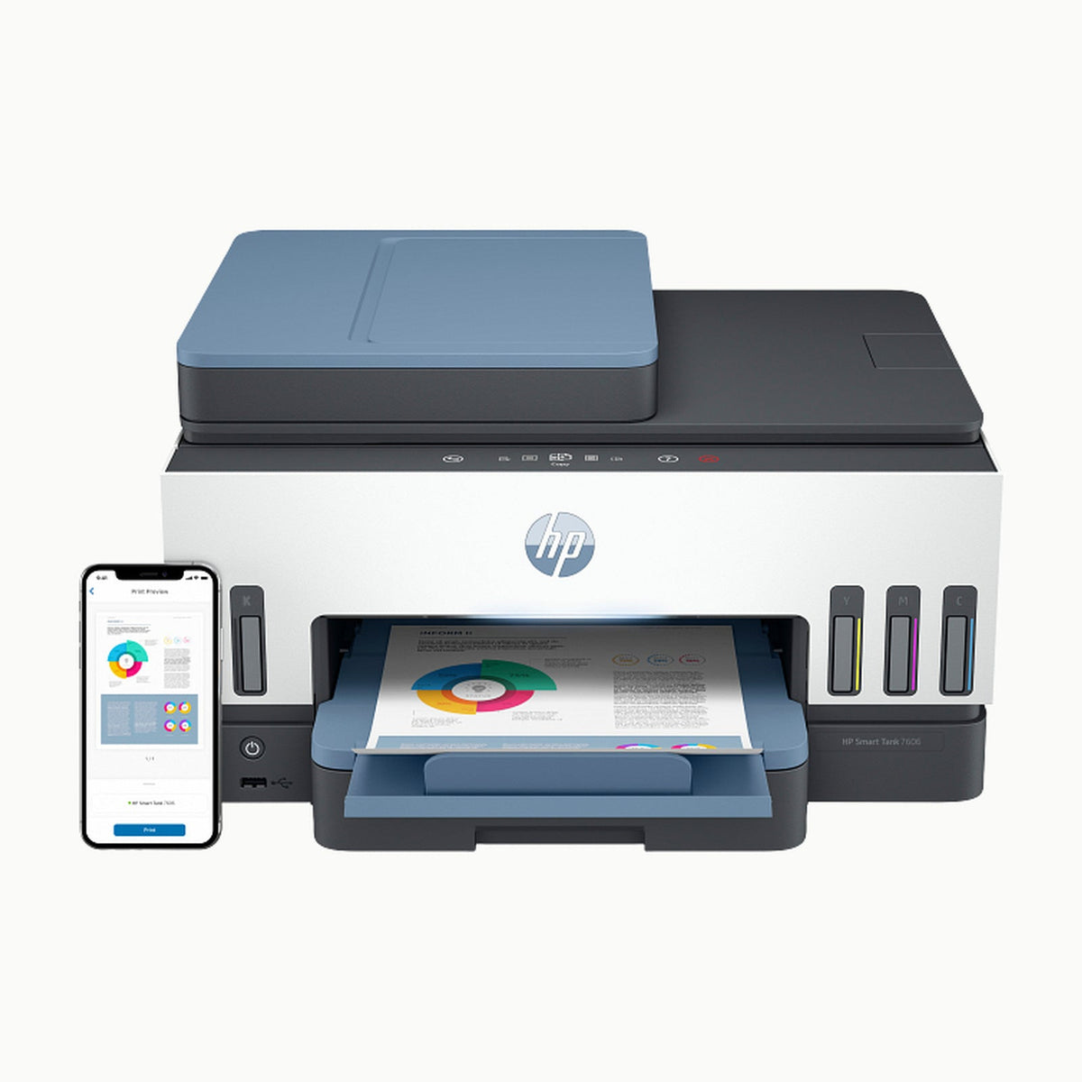 HP Smart Tank 7606 28C03A - Impresora A4 Multifunción con Deposito