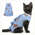 AEITPET Traje de recuperación Profesional para Gatos, Gata Camiseta