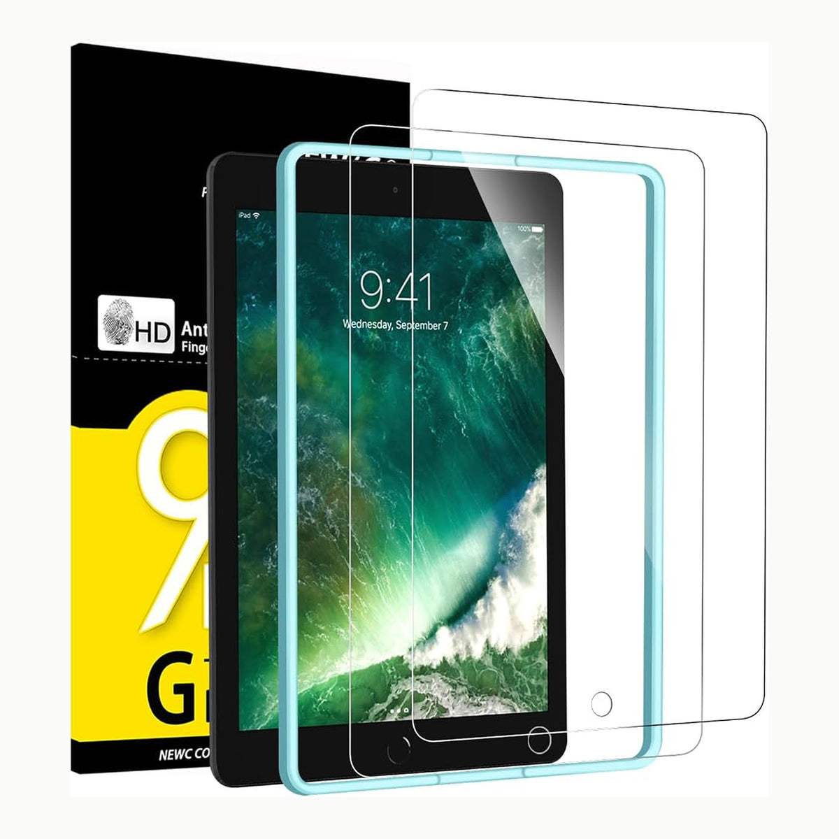 Protector Pantalla iPad NEW'C 2 Piezas, Protector Pantalla para iPad