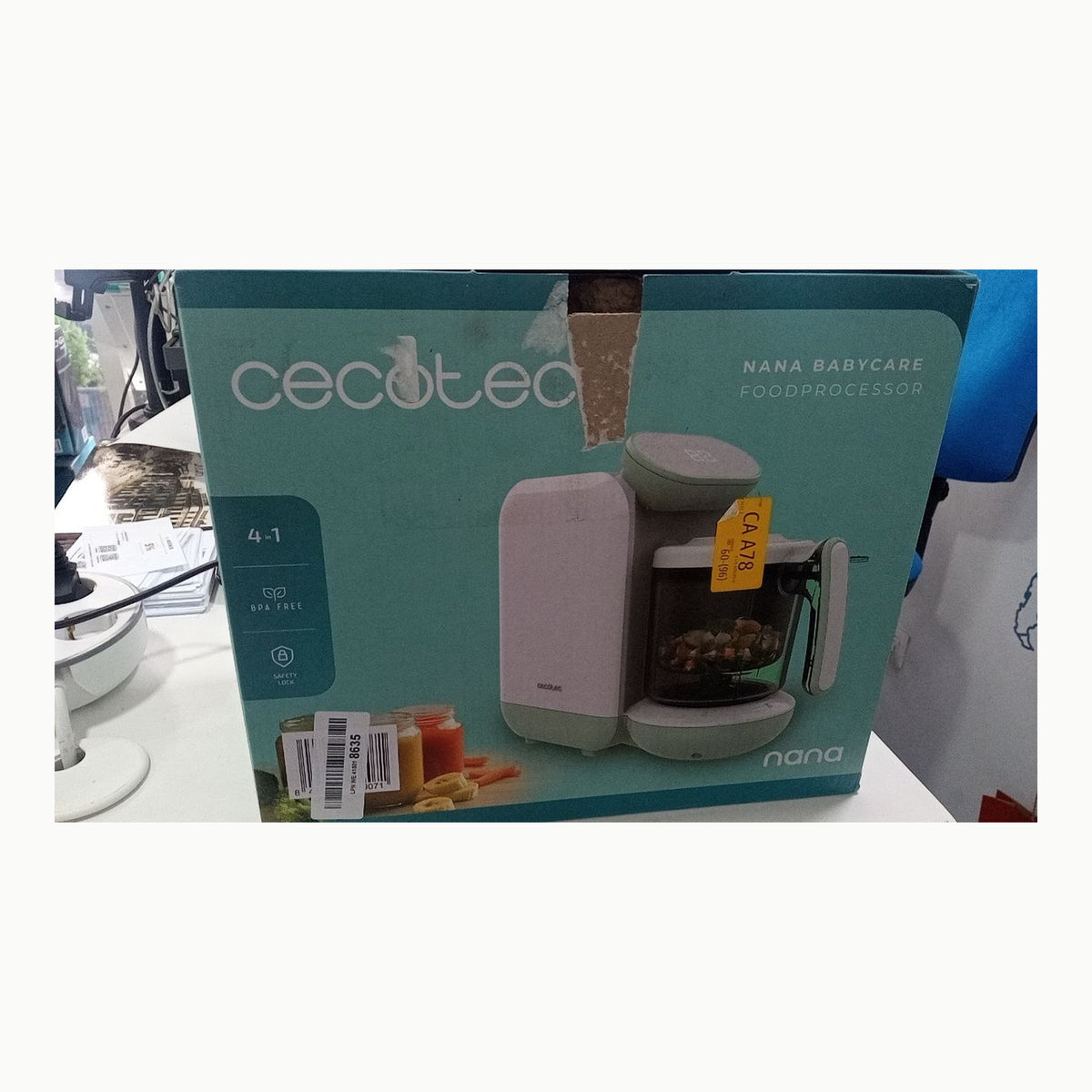 Cecotec Robot de Cocina Bebé, Procesador de Alimentos Nana BabyCare