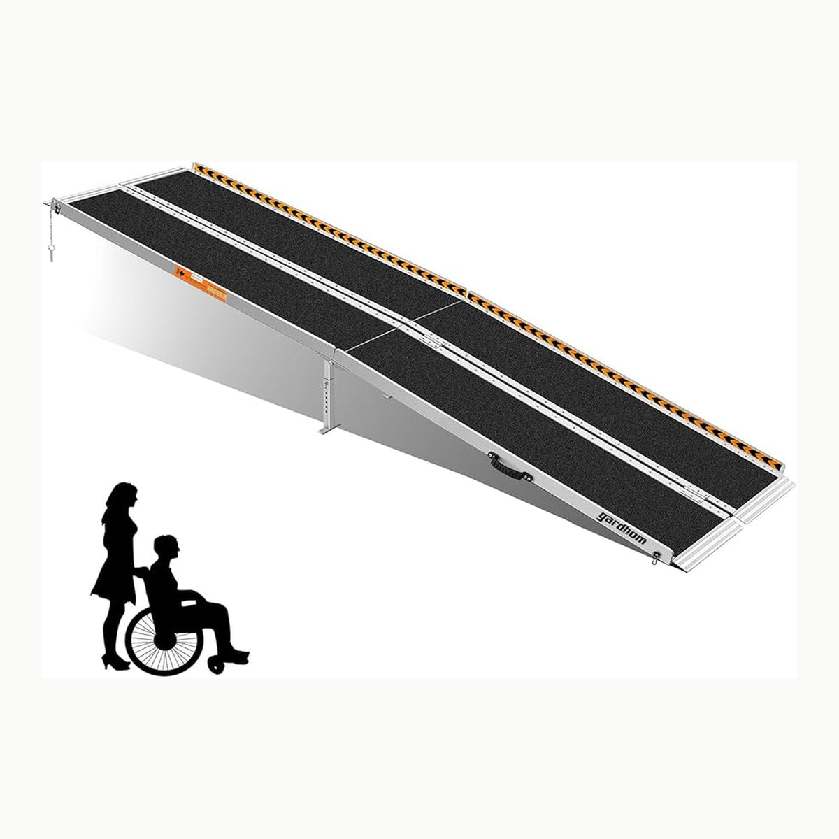 gardhom Rampas para Silla de Ruedas y Minusválidos 305x74cm con