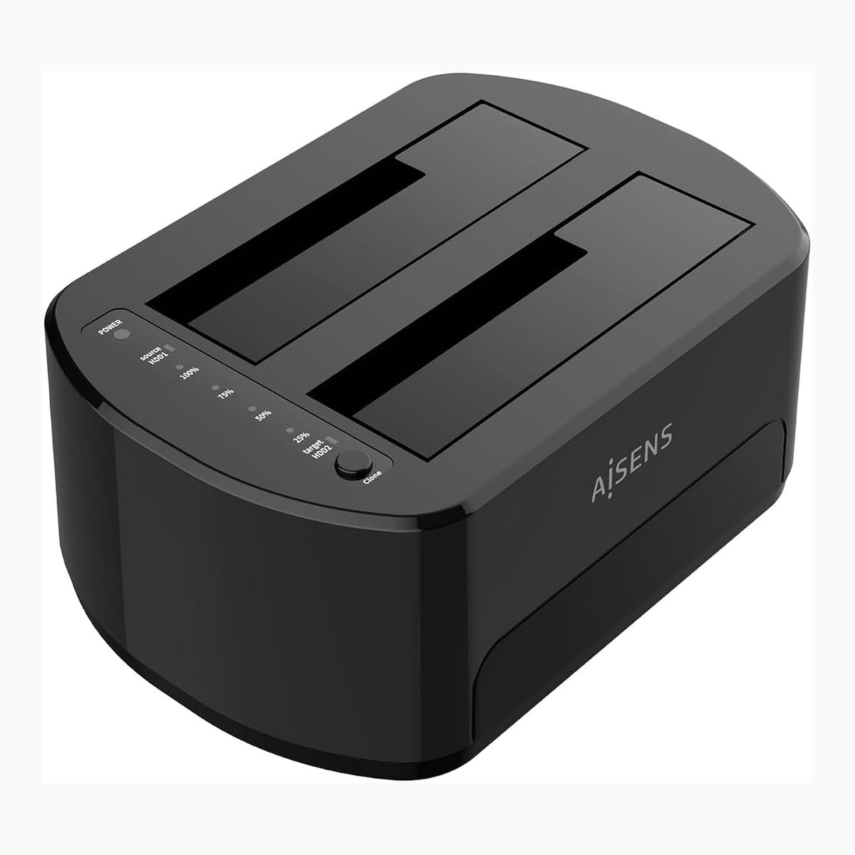 ESTACION DOCKING AISENS DOBLE ASDS-D03B SATA 2.5 3.5 A USB 3.0 3.1