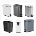 Cubo de basura de acero inoxidable 30 L