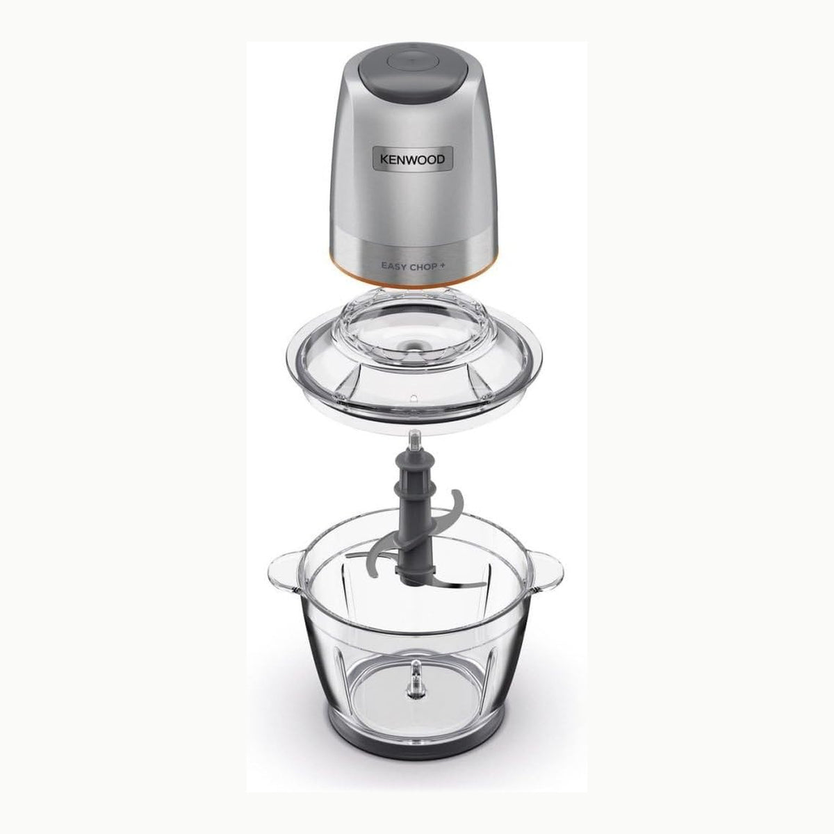 Kenwood EasyChop+ CHP62.400SI, Tritatutto con Sistema di Lame Quad