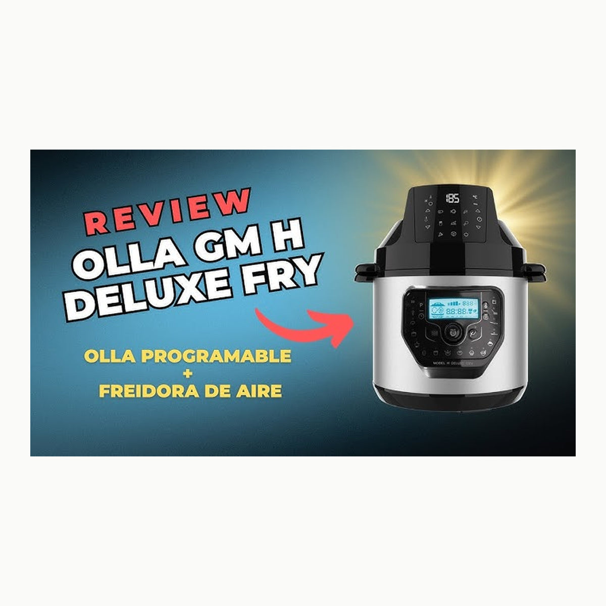 Cecotec Olla Programable con cabezal Freidora de Aire y Báscula GM H