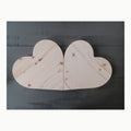 Rayher Set reloj pared madera, redondo 25 cm ø, personalizable