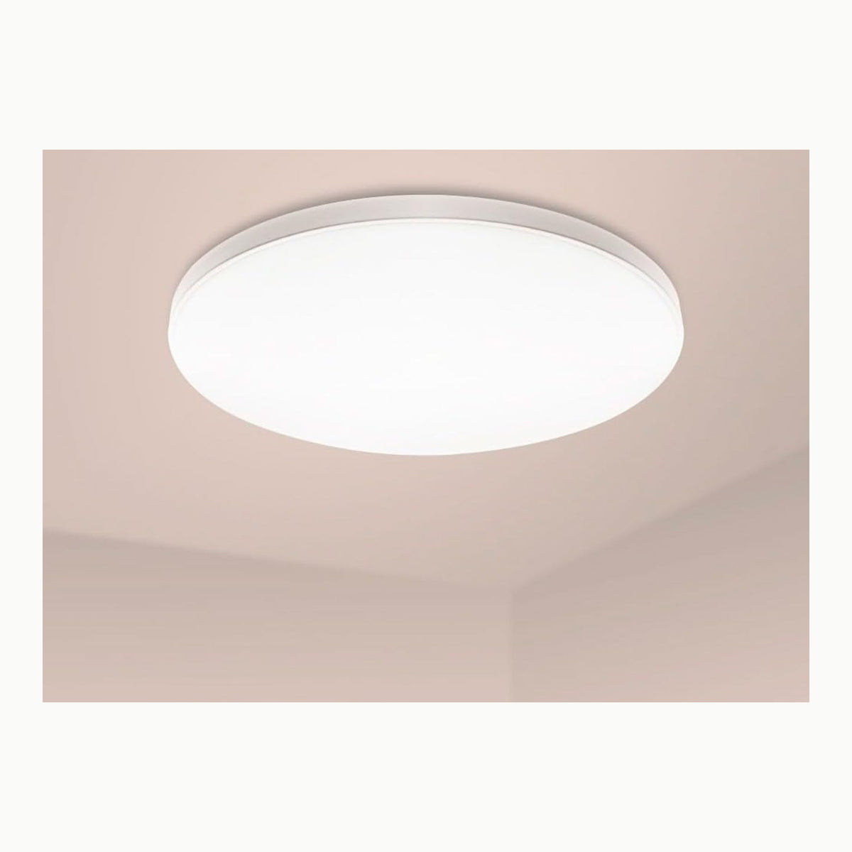 M Ledme - Plafon LED Techo 30W, Lámpara Techo para Baño IP44, 3.000