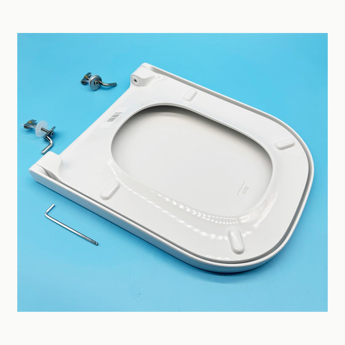 Roca The Gap - Tapa y asiento de Supralit para inodoro de tanque