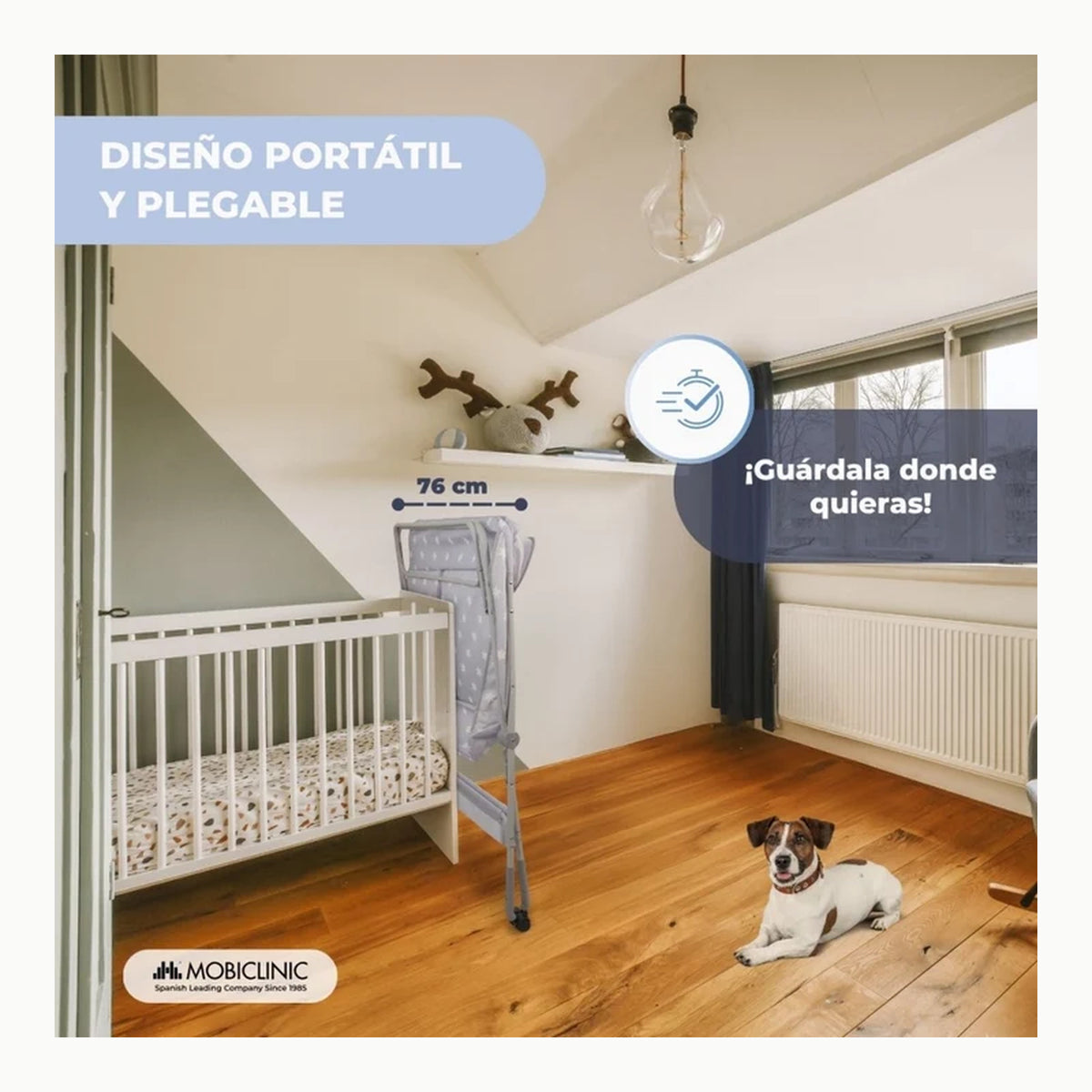 Mobiclinic®, Lettino da viaggio, Culla neonato, 2 in 1, Pieghevole