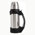 Termo King 1.2L THERMOS Termo King de acero inoxidable, negro de 1,2