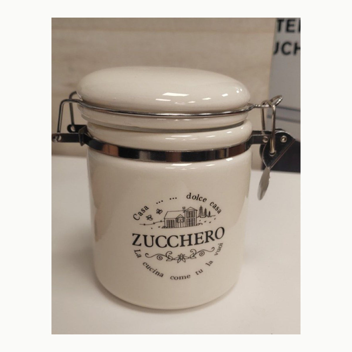 Toga Dolce Casa di Campagna, barattolo zucchero 500 cc, ceramica