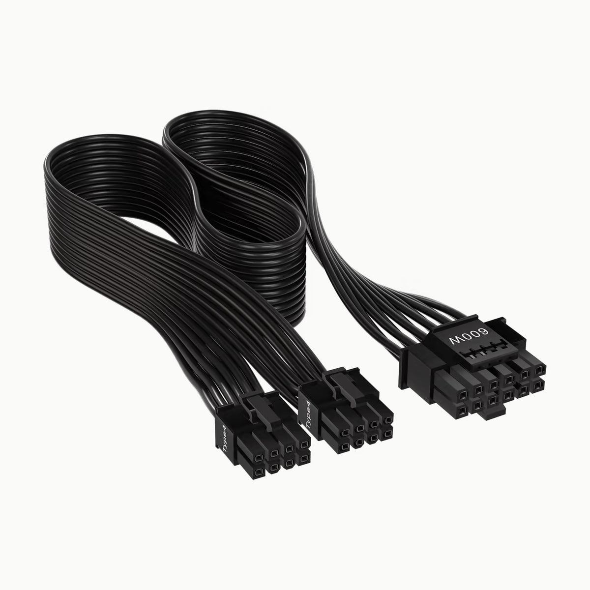 Corsair Premium 600W PCIe 5.0 / Gen 5 12VHPWR-Netzteilkabel –
