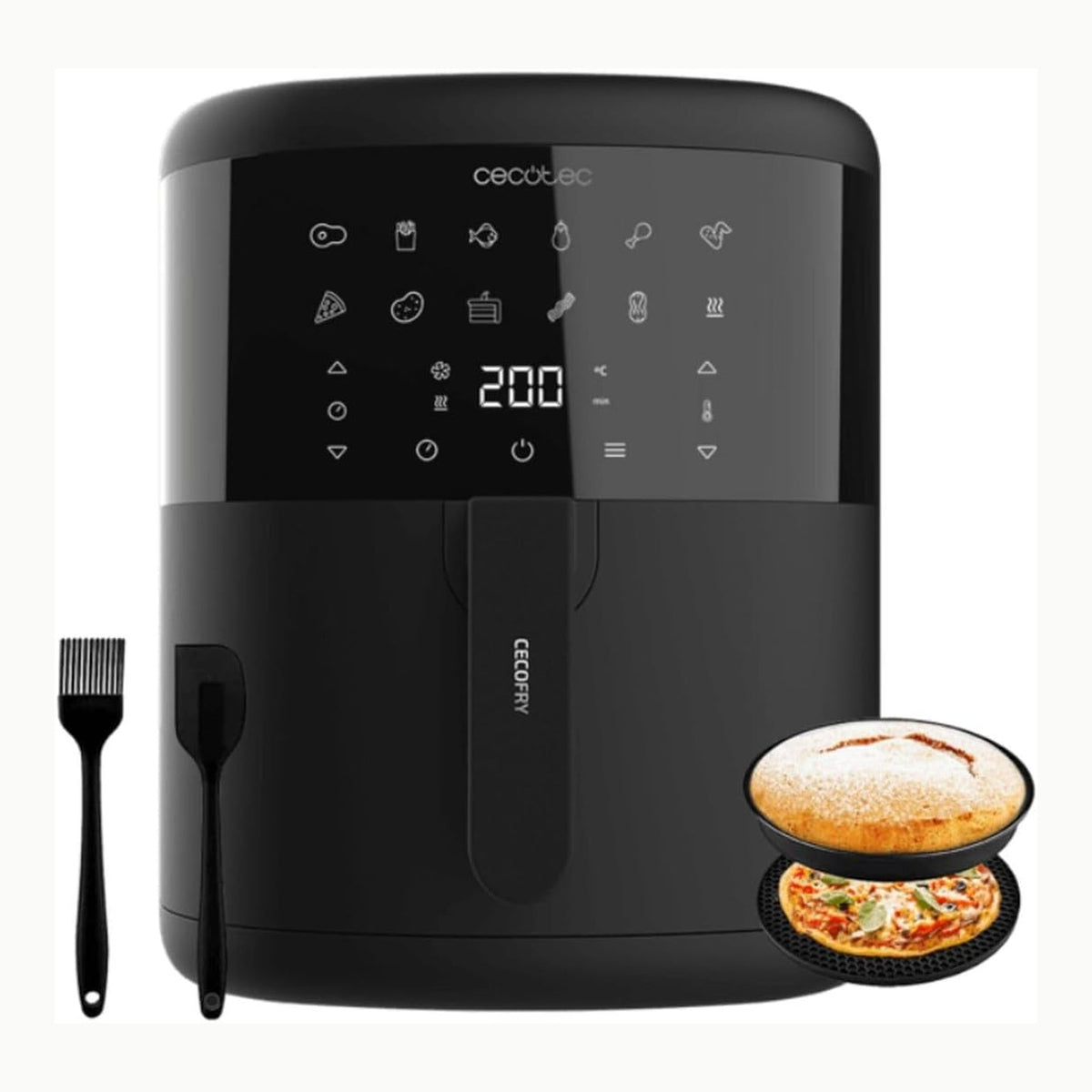 Cecofry Bombastik 6000 Cecotec Freidora de Aire sin Aceite de 6 L Air