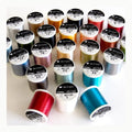 KO Hilo de nailon japones para cuentas, color blanco, carrete de 50 m